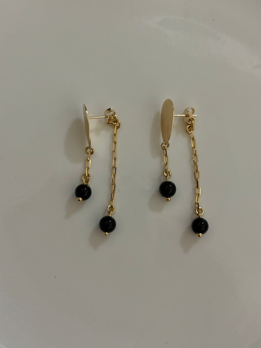 Obsidian Earrings