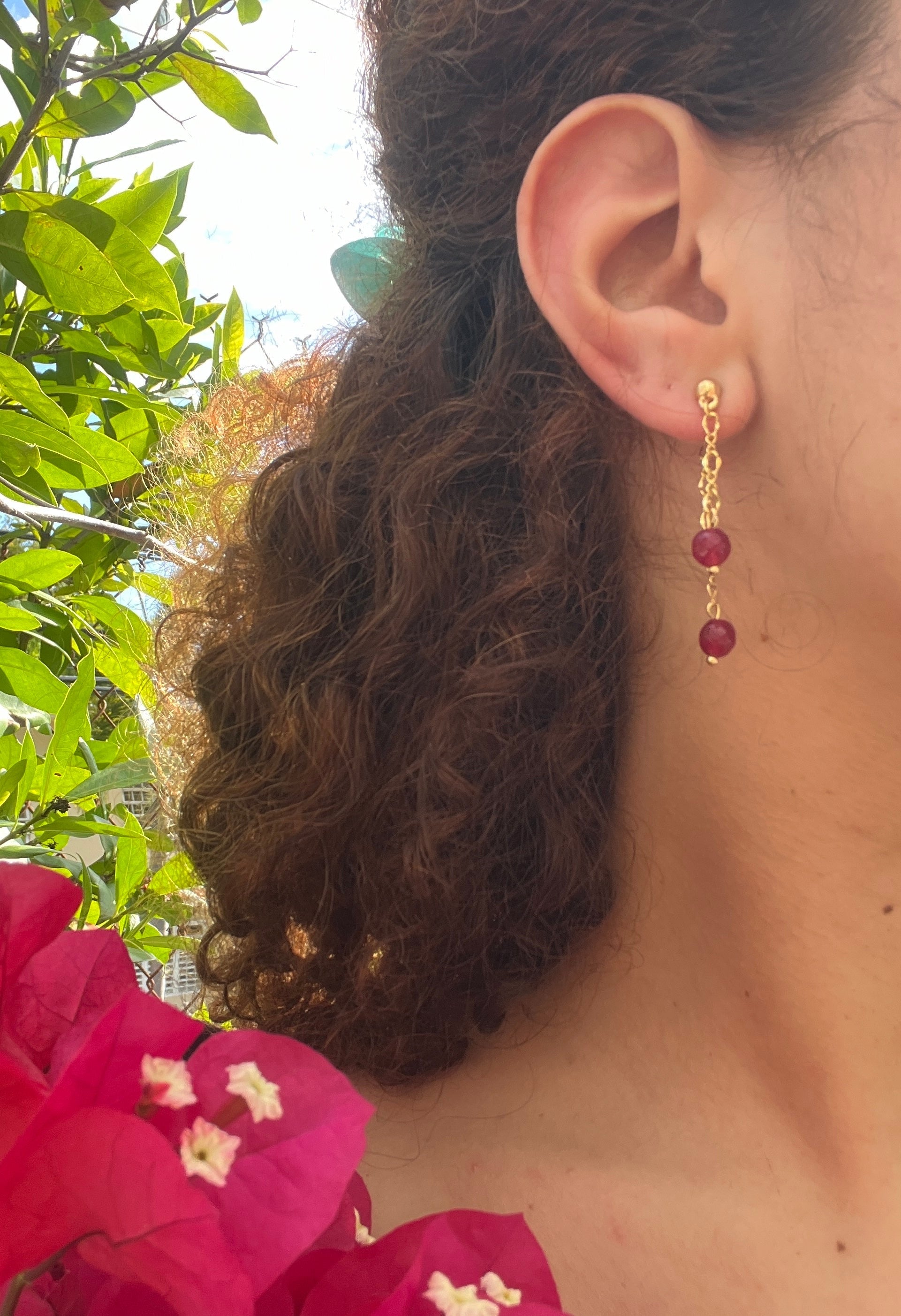 Ruby Earrings