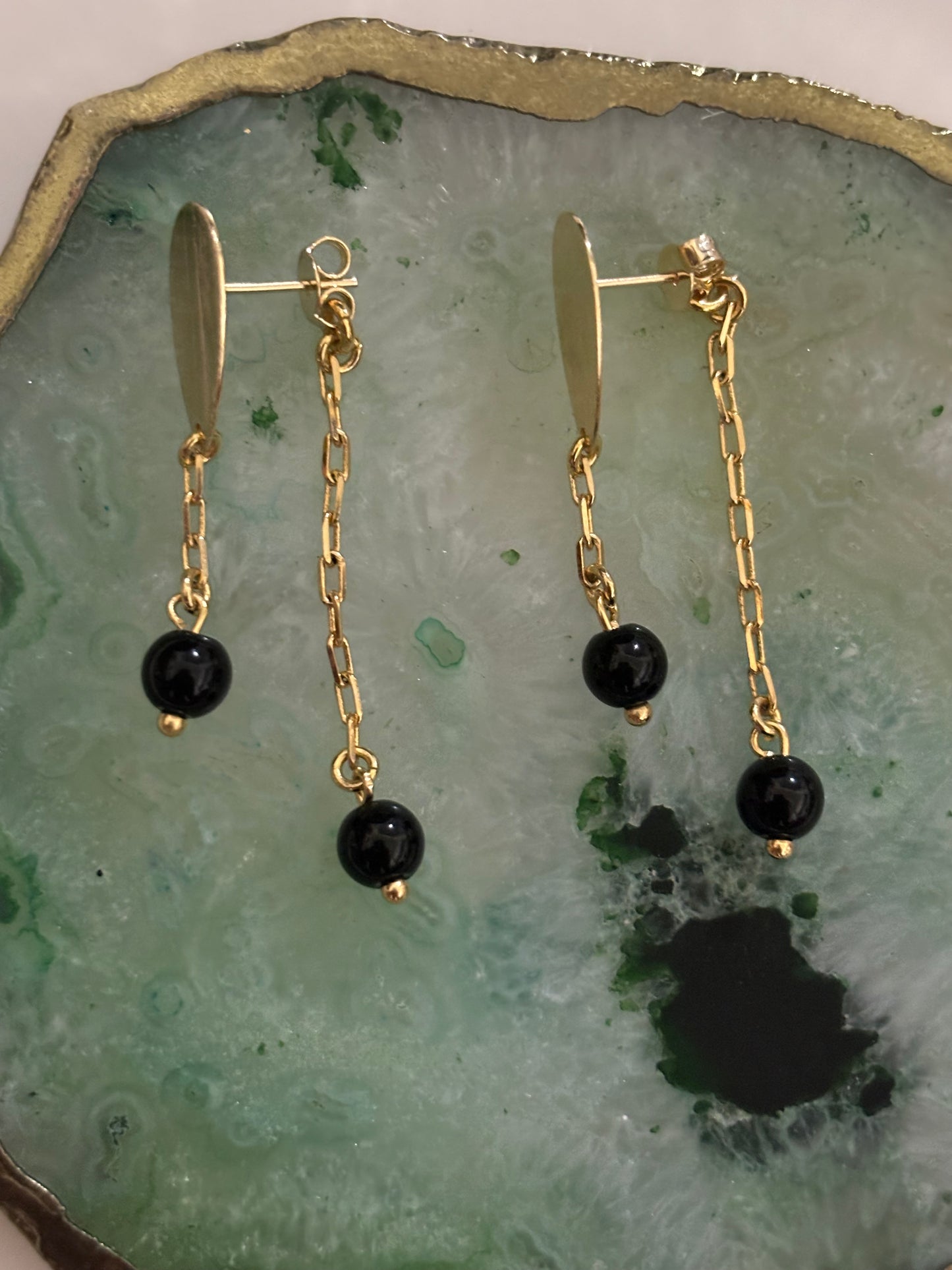 Obsidian Earrings