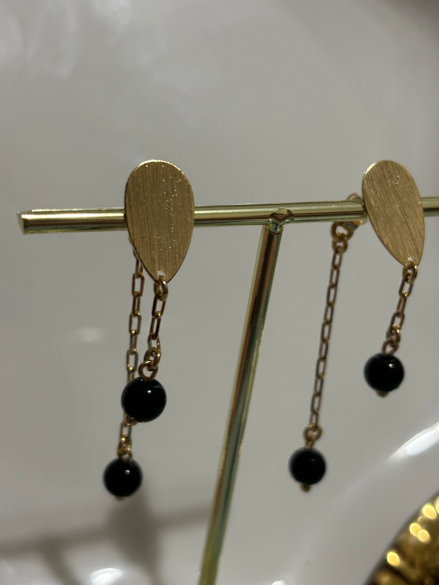 Obsidian Earrings