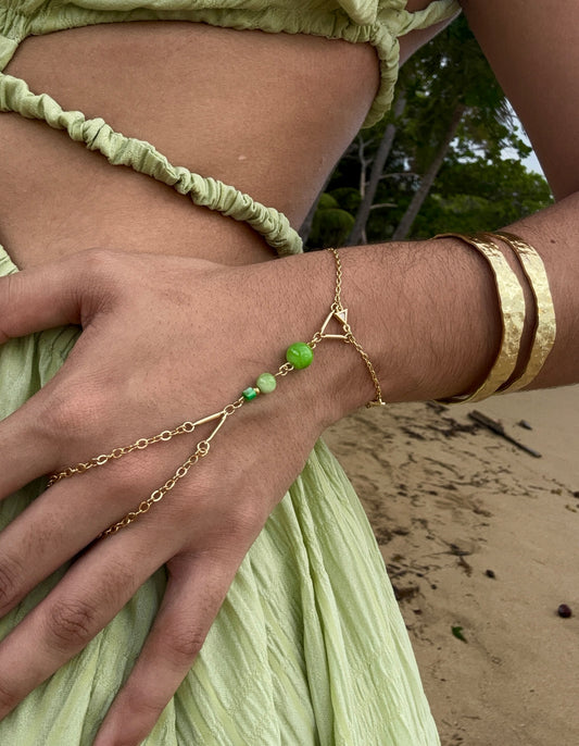 Olive Hand Chain