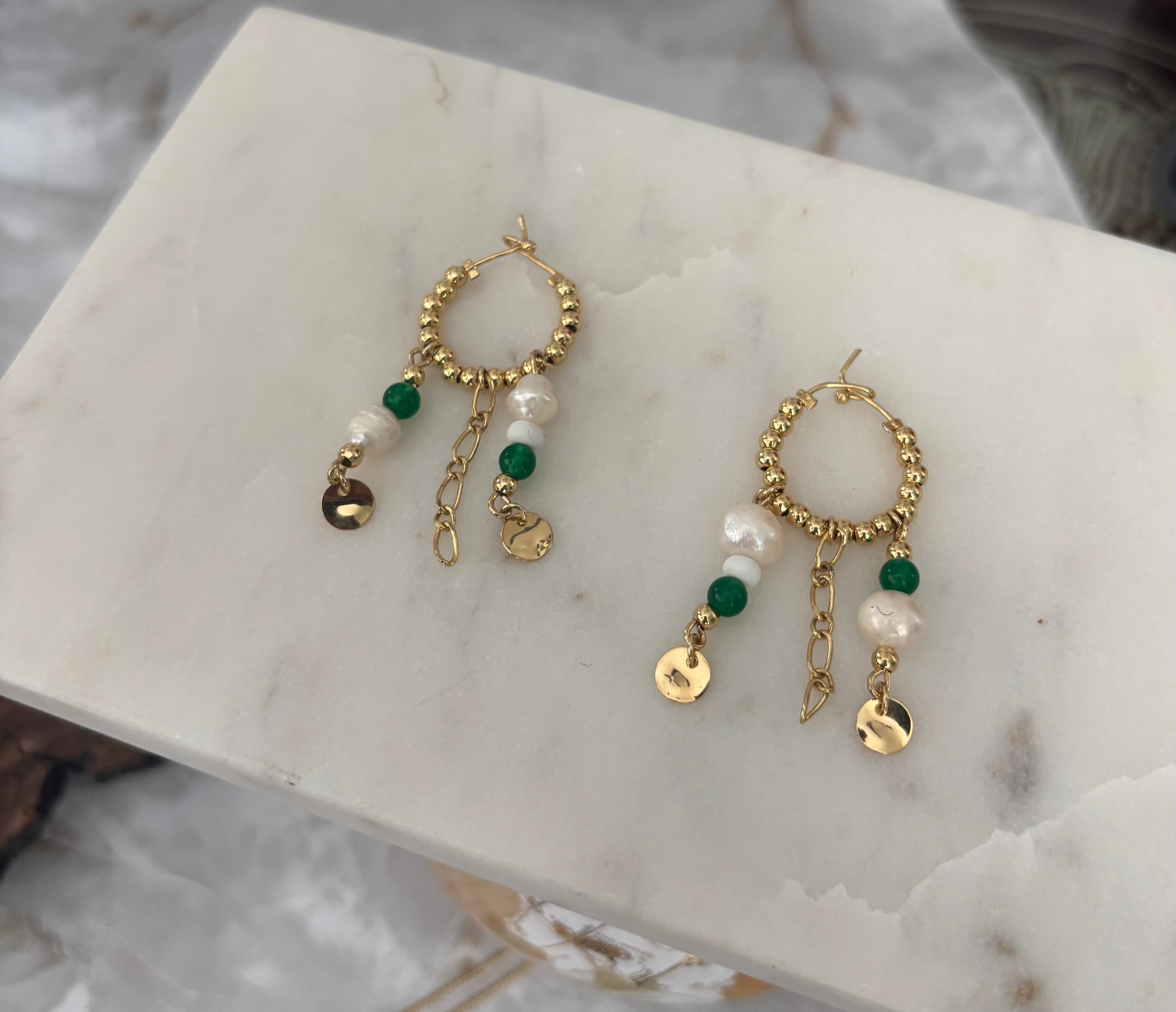 Perla Verde Earrings