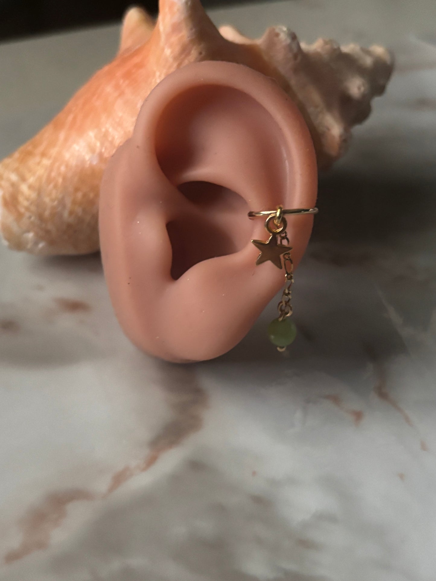 Green Ear Cuff