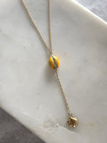 Yellow Shell Necklace