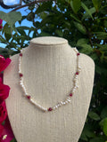 Ruby Pearls Necklace