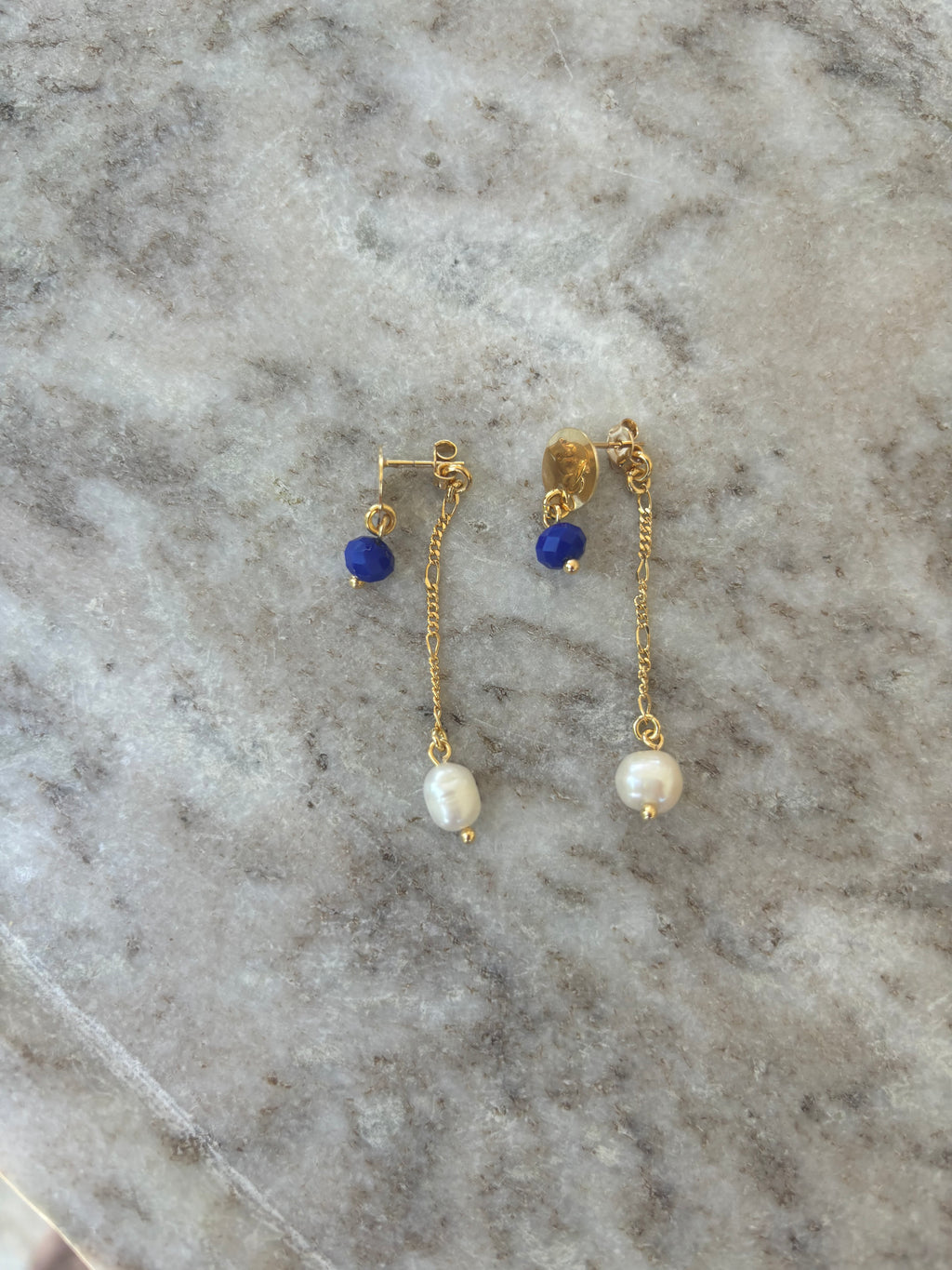 Blue Drop Earrings