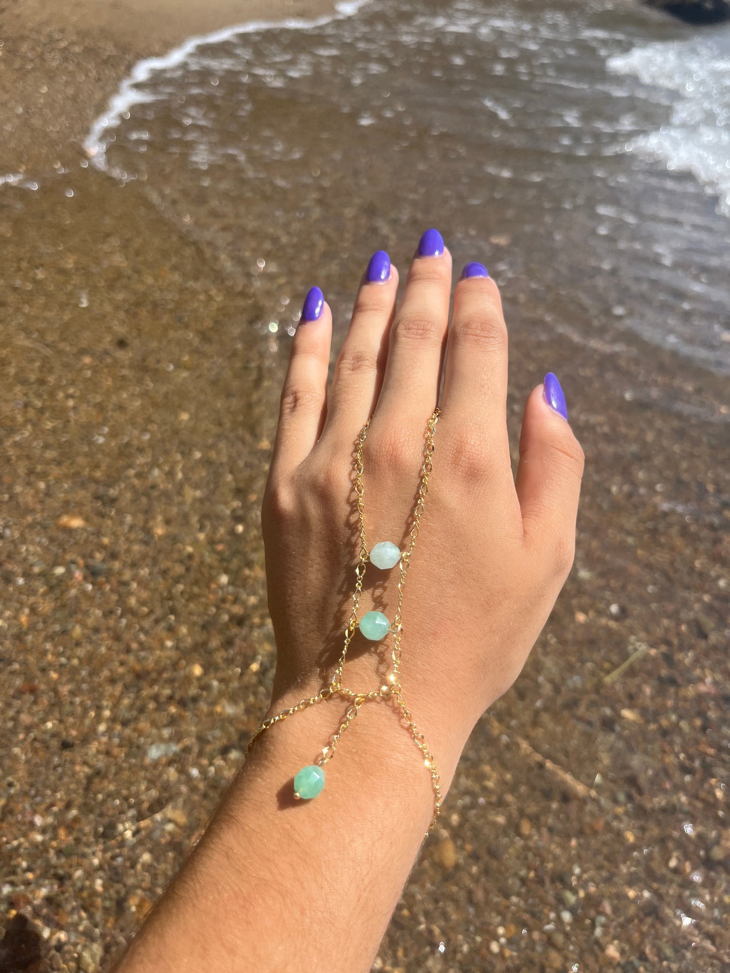 Aventurine Hand Chain