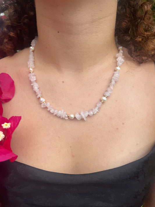 Rose Quartz Necklace