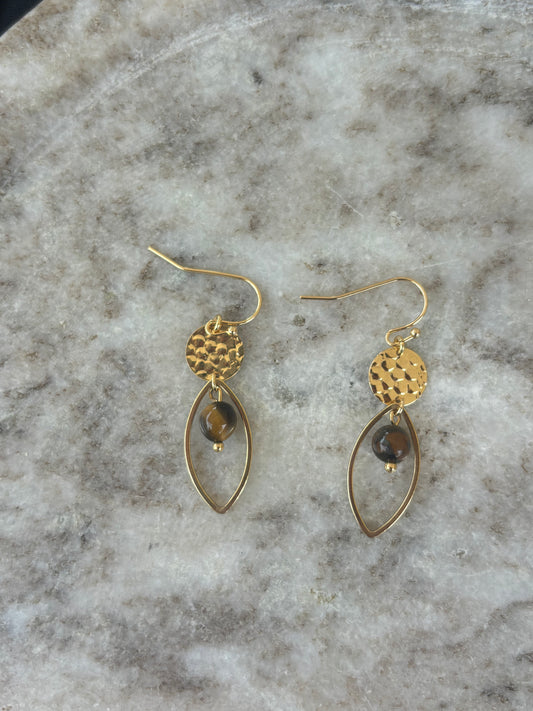 Tiger Eye Earrings